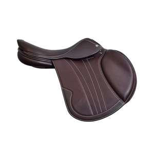 Selles de cheval sautant sans arbre personnalisées avec cuir 100%, selle de dressage d'équitation de haute qualité en cuir - Product Image 6
