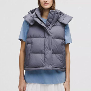 Chaleco acolchado de invierno para mujer, chaqueta sin mangas, ropa de abrigo de moda. - Product Image 2