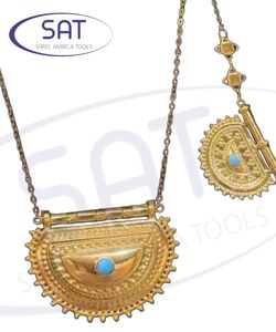 Herramienta de fabricación de cadenas de joyería de doble gancho personalizable SAT, troqueles de corte de joyería de oro y plata, máquinas para pendientes para México Dubai - Product Image 4