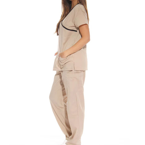 Precio al por mayor de secado rápido uniforme de salón superventas bajo MOQ cómodo uniforme de salón para la venta - Product Image 5