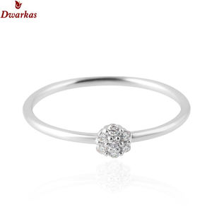 Luxe minimaliste 925 argent sterling blanc zircon pierre précieuse bague bijoux de mariage pour fête anniversaire direct - Product Image 5
