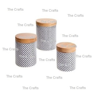 Kitchenware <b>Storage</b> <b>Container</b> With Lid Home Hotel And Restaurant Kitchenware <b>Storage</b> Box Square Shape Wooden Box - Product Image 3