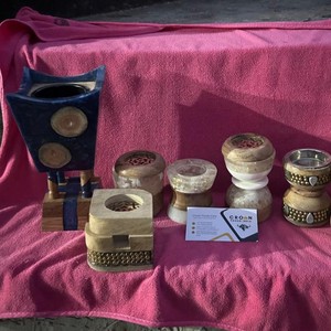 ธูปอิเล็กซี่เรซินไม้อาหรับบาคุนเครื่องหอม mubkhar ทำด้วยมือเป็นมิตรกับสิ่งแวดล้อมจากอินเดียสำหรับใช้ในศาสนา - Product Image 1