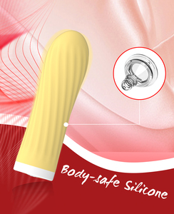 Vibrateur miniature en silicone à 10 vitesses pour femmes, jouet sexuel jaune et noir, recharge magnétique, mini-vibrateur à balle pour femme - Product Image 5