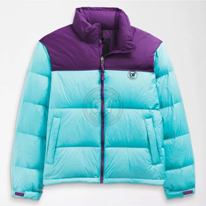 Chaqueta de burbuja personalizada con cremallera para hombres El mejor material 100% poliéster transpirable y resistente al viento en diferentes colores y tamaños - Product Image 1