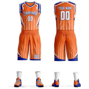 Ensembles de maillots et shorts d'équipe personnalisés, nouveaux uniformes de basket-ball, prix de gros, uniforme de basket-ball - Product Image 6