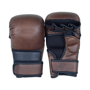 Guantes de Karate de Cuero de 4oz al por Mayor, Antideslizantes, Ligeros, Transpirables, de Alta Calidad, con Cierre para Entrenamiento de Kick Boxing - Unisex - Product Image 5