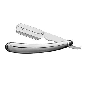 Maquinilla de afeitar plegable profesional de acero inoxidable de alta calidad, Manual, cuerpo de peluquero, Bikini, corte de pelo, cuchillos de afeitar de garganta de corte recto - Product Image 3