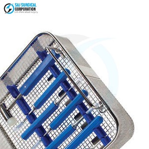 Cesta Oftálmica Micro con Tapa, Insertos de Acero Inoxidable, Tiras Duraderas y Reutilizables, Almacenamiento de Precisión para Instrumentos de Oftalmología - Product Image 6