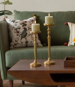 Portavelas de Metal de Color dorado para decoración del hogar de lujo, portavelas de Metal para decoración del hogar - Product Image 5