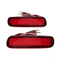 Maictop LED Réflecteur de pare-chocs arrière Lampe de freinage Avertissement de stationnement de voiture Lanterne arrière pour Toyota Land Cruiser LC100 LX470 SUV