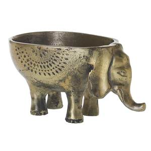Fancy Gold Antique Elephant Table Top Planter para la venta al por mayor Venta Mejor precio Macetas decorativas para el hogar Maceta para la venta - Product Image 1