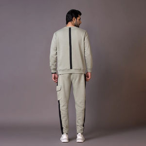 2025 High Quality Custom Logo Embossed Oversized Pullover <b>Sweater</b> 100% Cotton Good Quality TrackSuit For Unisex - Product Image 2