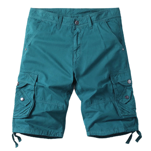Shorts de Mezclilla Cargo para Hombre, Transpirables, de Cintura Media, Lavado Oscuro, de Secado Rápido, Ecológicos, Diseños Personalizados al por Mayor - Product Image 5