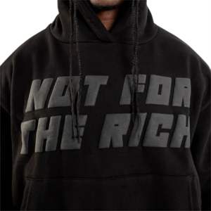 Sweat à capuche basique à grand logo | Sweat à capuche surdimensionné 380 GSM avec imprimé devant et dos | Pull Streetwear 80% coton 20% polyester - Product Image 6