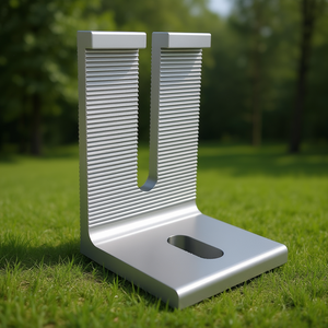 Soporte de Panel Solar SunModo L-Foot Open 3" Plateado LFT-OPEN-3-S de Aluminio Anodizado para Instalación en Techo - Product Image 3