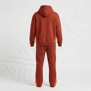 Survêtement Premium à Jambes Évasées avec Logo Personnalisé Streetwear Sweat-shirts à Manches Longues Unis Hommes Ensembles de Survêtements 2 Pièces Athlétiques Gym Fitness - Product Image 2