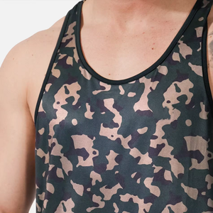 Camisetas sin mangas con diseño personalizado de la mejor calidad para hombre, camisetas sin mangas con sublimación para gimnasio, Fitness, correr, entrenamiento, venta al por mayor - Product Image 4