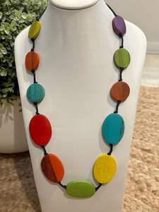 Rustic Wood Necklace for Minimalist Fashion-Handcrafted <b>Wooden</b> Crafts Boxes <b>Wall</b> <b>Signs</b> - Product Image 4