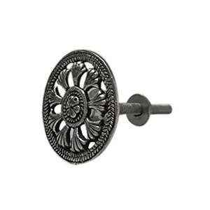 Home furniture floral knobs pull cabinet drawer for home dresser door cabinet furniture decorative <b>kitchen</b> wardrobe handle knob - Product Image 1