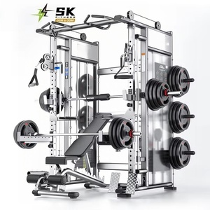 SK tập thể dục thương mại Thiết bị tập thể dục Smith Máy cáp chéo <span class=keywords><strong>Squat</strong></span> giá cơ thể xây dựng mô hình thiết bị đào tạo toàn diện - Product Image 1