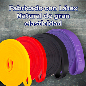 Set di Bande di Resistenza Pesanti con 11 Pezzi, Tubi per Allenamento in Lattice Naturale e Barra in TPE e Nylon per Esercizi a Casa - Product Image 6