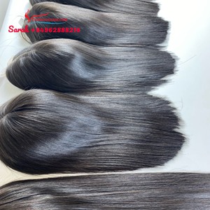 Pelucas de cabello humano Cabello vietnamita crudo para mujeres negras Cabello alineado con cutícula Peluca con cierre de encaje Peluca frontal - Product Image 2