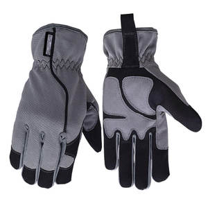 Professional Mechanic <b>Gloves</b> Reinforced Stitching Strong Grip Performance Leather Neoprene Material <b>Silicone</b>-free Customizable - Product Image 2
