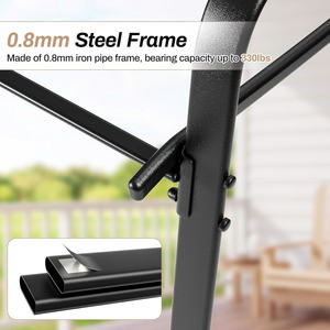 Modern Outdoor Dining <b>Chair</b> Steel Frame Breathable Mesh Lightweight Eco-Friendly <b>Comfortable</b> for Garden Balcony Apartment Use - Product Image 4