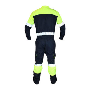 Salopette de travail en polyester imperméable à LED multi-poches de classe 1 ANSI pour hommes, combinaison de sécurité protectrice, logo personnalisable - Product Image 4
