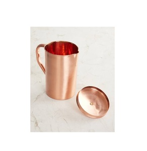 Fabricantes y mayoristas Nuevo diseño 100% Jarra de agua potable de cobre Buena calidad Nuevo modelo Jarra de cobre puro Uso en fiestas - Product Image 2