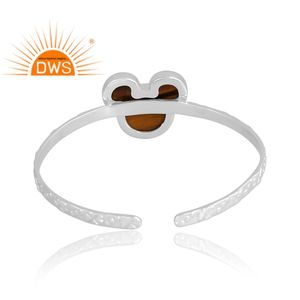 Nueva tendencia, pulsera de piedras preciosas de ojo de tigre amarillo Natural de plata esterlina, joyería de diseño personalizado para mujer, regalo para ella - Product Image 2