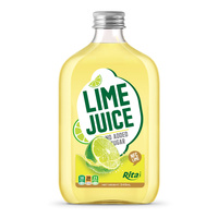 Hoge Kwaliteit 345Ml Vers Limoensap Zonder Toegevoegde Suikerpuree Smaak Snelle Levering Vietnam Fabrikant Fruit Groentesap Fles