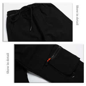 Pantalon élastique à cordon de serrage Pantalon cargo multi-poches - Product Image 5