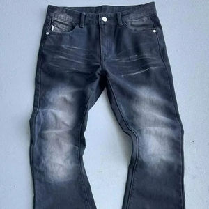 Pantalones vaqueros de lona personalizables de alta calidad, pantalones cortos Cargo informales de cintura media, logotipo bordado, tela de punto impermeable personalizada - Product Image 1