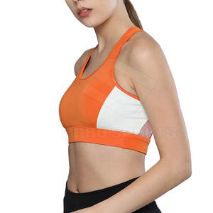Nuevo Sujetador Deportivo para Mujer, Resistente a Impactos, Ecológico, Elástico en Cuatro Direcciones, con Relleno, Transpirable, de Spandex/Poliéster, para Fitness, Yoga y Running - Product Image 2