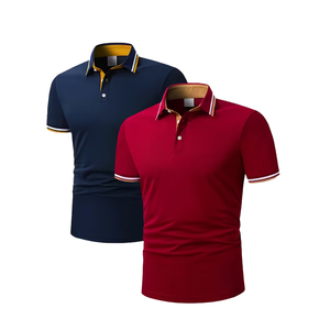 Camisetas de Polo de Golf de Manga Corta para Hombre, Verano 2026, con Logotipo Personalizado, 100% Poliéster, Secado Rápido, Suaves, Deportivas, Estampadas - Product Image 1