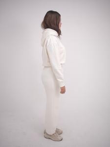 Ensemble de survêtement décontracté 2 pièces pour femme, personnalisé, en molleton 100% coton, écologique, anti-plis, coupe oversize, avec doublure frontale - Product Image 5