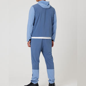 Ensemble survêtement décontracté coupe-vent personnalisé, survêtement de sport, 2 pièces, coupe-vent de haute qualité avec fermeture éclair intégrale - Product Image 2