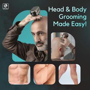 Afeitadora Eléctrica Inalámbrica Facial y Rotatoria de Triple Cuchilla, Uso en Seco/Húmedo, con Estuche de Viaje y Base de Carga USB, Resistente al Agua IPX7 - Product Image 3