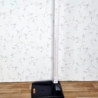 Pèse-personne numérique Venus Stadiometer Modèle 2m, alimenté par piles, type monopoint, avec couvercle, pour salle de bain et usage domestique mural