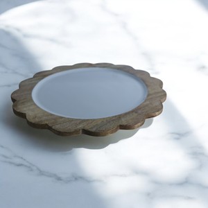 Bandeja de almacenamiento de madera de acacia ecológica de diseño lujoso, plato personalizado para el hogar y el Hotel para servir comida y fiestas, calidad superior - Product Image 4