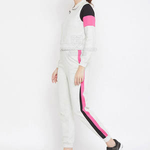 Dernière conception OEM Survêtements d'hiver pour femmes Solide Décontracté 2 pièces Long Ensemble Respirant Coton Écologique Vente à Chaud - Product Image 4