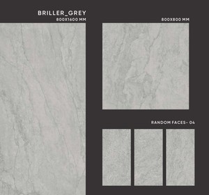 800x1600mm Polished Porcelain Glazed Vitrified Slab Tiles with Carving Effect and Matt Surface for Bedroom Interior Walls - Product Image 3