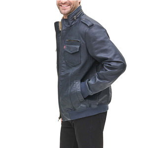 Chaqueta de Cuero de la Mejor Calidad, Nuevo Estilo, Chaqueta de Cuero de Color Sólido, Chaqueta de Cuero a Precio Razonable - Product Image 2