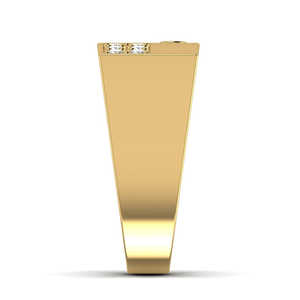 Trendy 925 Sterling <b>Silver</b> Fully Iced Personalized Custom Round Cut Leb Grown Diamond <b>Statement</b> <b>Ring</b> for Wedding or Party - Product Image 4