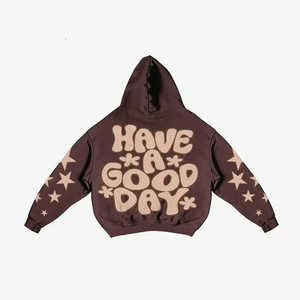 กางเกงขายาวพิมพ์ลายสีจางสไตล์วินเทจสำหรับผู้ชายระบายอากาศได้ดีในฤดูหนาวสำหรับ100% เทอร์รี่ผ้าคอตตอน - Product Image 5