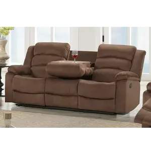 FABRIC RECLINER SOFA WITH DROP DOWN MALAYSIAN COLLECTION