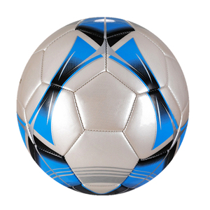 Ballon de football en cuir PU taille 5, design de machine de football pakistanais, service OEM, ballon de football laminé bicolore - Product Image 3