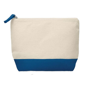 Sac de rangement cosmétique en toile imperméable avec fermeture éclair et poignée Mallette de rangement pour trousse à cosmétiques de voyage avec logo personnalisé - Product Image 3
